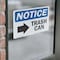Signmission Trash Can (Right Arrow) Sign With Symbol, 18 in W x Rectangle, Vinyl Decal OS-2PACK-NS-D-1218-L-18724 - alternate 5